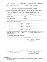 Đơn xin thi đề nghị được xét dự thi tốt nghiệp (Đại học xây dựng miền tây)