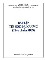 Bài tập luyện thi THDC MOS