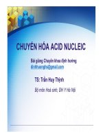 CHUYEN HOA ACID NUCLEIC