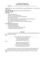 KỊCH bản SINH HOẠT Phút truyền thống