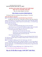 huong dan SV dang ky mon hoc đại học quốc gia Hà Nội