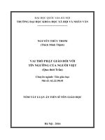 Vai Trò Phật Giáo Đối Với Tín Ngưỡng Của Người Việt (Qua Thời Trần)