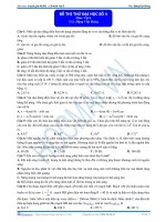 Đề thi thử đại học Vật lý số 4 Đặng Việt Hùng