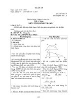 giao an diện tích hình thang tuần 19