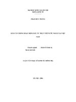 Rào cản trong hoạt động đầu tư trực tiếp nước ngoài tại Việt Nam