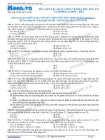 Đại cương hóa hữu cơ và hidrocacbon đề 2 moon.vn