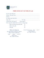 Phiếu đăng ký cấp lại thẻ sinh viên (Đại học Bà Rịa Vũng Tàu)