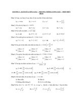 trac nghiem chuong I dai so va hinh hoc 11