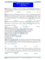 Đề thi thử đại học Vật lý số 2 Đặng Việt Hùng