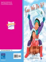 K 3 2 can we do it (Scott Foresman Reading)