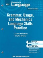 Grammar usage and mechanics language skills practice G10