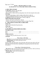 bài giảng tiết 89 phương pháp tả cảnh và tiết 90 buổi học cuối cùng và tiết 91 nhân hóa