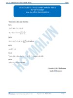 Bai 2 BTTL cac dang toan lien quan den so phuc phan 2 hocmai vn 