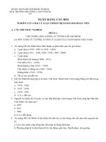 Ngân Hàng Câu Hỏi Nghiên Cứu 6 Bài Lý Luận Chính Trị Dành Cho Đoàn Viên