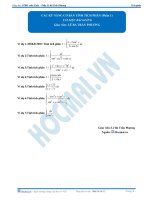 Bai 2 TLBG Các kỹ năng cơ bản tính tích phân phan 1  