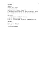 Ren luyen mot so ki nang phan tich, tong hop cho HS (vat li 10)chat khi