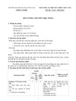 Đề cương chi tiết học phần Nguyên lý máy (Đại học Bà Rịa Vũng Tàu)