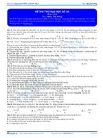 Đề thi số 18 năm 2013 