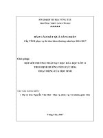 Skkn đổi mới phương pháp dạy học hóa học lớp 11 theo định hướng tích cực hóa hoạt động của học sinh 