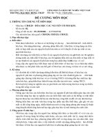 Đề cương chi tiết học phần Hoá học các nguyên tố phi kim (Đại học Đồng Tháp)