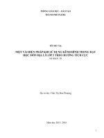 Skkn một vài biện pháp khi sử dụng kênh hình trong dạy học địa lí lớp 5 theo hướng tích cực 