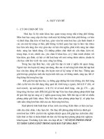 Skkn sử dụng phương pháp tự chọn lượng chất trong giải bài tập hoá học 