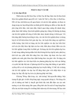 Skkn thiết kế bài tập trắc nghiệm để nâng cao hiệu quả TTKT dạy chương dòng điện trong các môi trường 