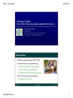 Chương 2 (tiếp). Giao thức tầng ứng dụng (application layer) ĐH CNTT