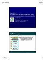 Chương 2. Giao thức tầng ứng dụng (application layer) ĐH CNTT