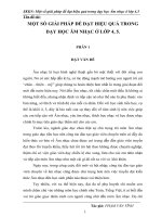 SKKN  giải pháp đạt hiệu quả trong dạy học âm nhạc lớp 4  5