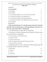 Skkn hiệu trưởng quán triệt tư tưởng hồ chí minh về giáo dục nhằm nâng cao chất lượng đội ngũ cán bộ, giáo viên, nhân viên trong trườngTHPT lý thường kiệt 