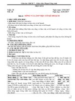 giáo án 7 full học kỳ III có chỉnh sửa