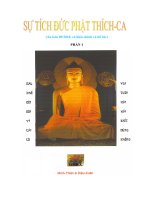 Sự Tích Đức Phật Thích Ca