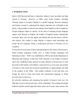 Sáng kiến kinh nghiệm tiếng anh 