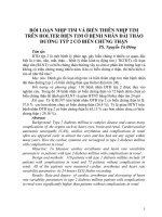 Rối Loạn Nhịp Tim Và Biến Thiên Nhịp Tim Trên Holter Điện Tim Ở Bệnh Nhân Đái Tháo Đường Týp 2 Có Biến Chứng Thận