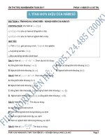 TONG HOP TRAC NGHIEM HAM SO  DO THI 