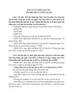 ĐÁP án THI tìm HIỀU BLDS 2015