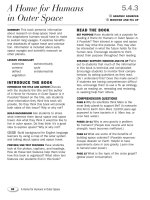 5 4 3 a home for humans in outer space   is it possible (space and technology) TG