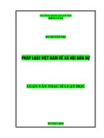 Pháp luật Việt Nam về xã hội dân sự