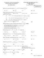 THI THỬ TOÁN lần 1 THI THỬ lần 1 132 