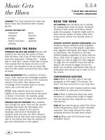 5 3 4 music gets the blues (social studies) TG
