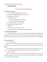 Đề Cương Chi Tiết Học Phần Hóa Học Đại Cương 1
