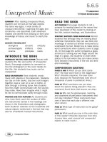 5 6 5 unexpected music (social studies) TG