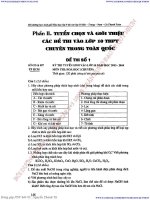 Chuyên Đề Ôn Thi HSG Hóa 9