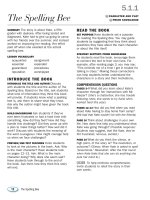 5 1 1 the spelling bee TG (Scott Foresman)