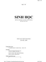 Ebook sinh học   đại học y hà nội