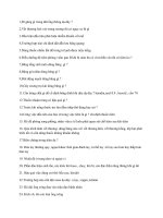 ôn tập học kì điều dưỡng cơ bản