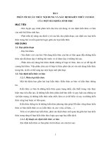 Phân Tích Cấu Trúc Nội Dung Và Xác Định Kiến Thức Cơ Bản Của Một Bài Khóa Sinh Học