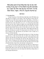 Biện pháp quản lý hoạt động thực tập của học sinh trường Trung cấp Y tế Nam Định trong bối cảnh hiện nay