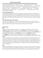 Bài tập thì hiện tại tiếp diễn